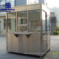 Stainless Steel Prefab Portable Security Guard Cabin